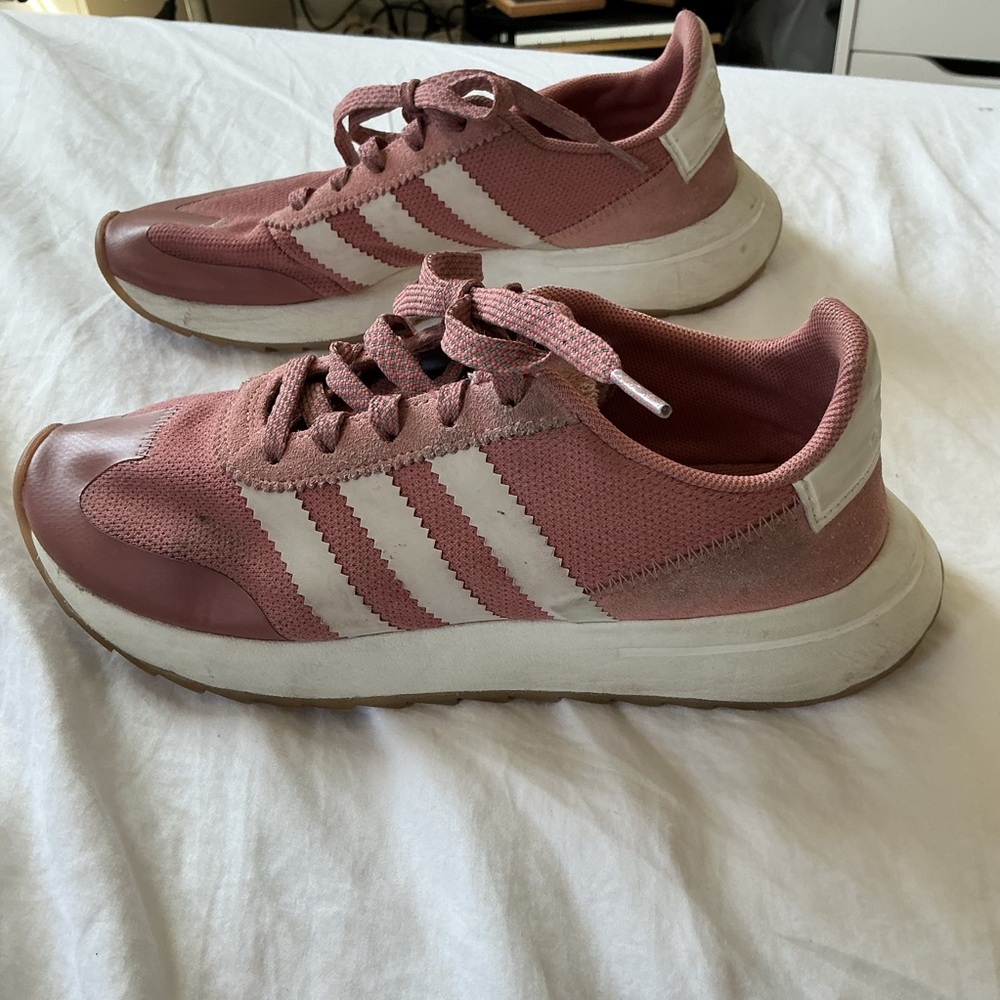 Adidas Flashback BY9301 Pink Running Shoes Sneakers Women’s Size 6 - Picture 3 of 12